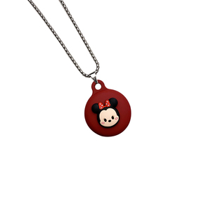 AirTag钥匙扣硅胶保护套儿童防丢壳适用于苹果airtags短项链可爱