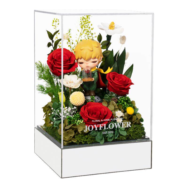 正版小王子玫瑰永生真花生日礼物