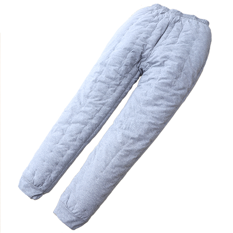 纯棉花手工棉裤男士高腰加厚保暖裤 中老年居家弹力外穿裤子冬季