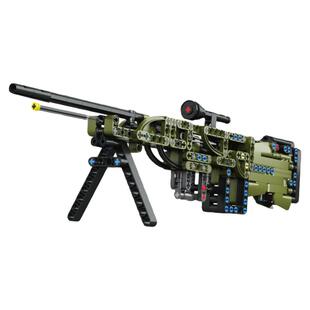 拼装AWM狙击枪积木95式吃鸡拼搭积木枪玩具AK47男孩可射子弹益智