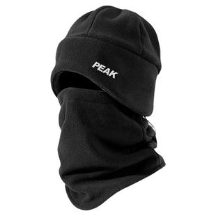 匹克帽子男冬季户外骑行保暖帽防风围脖可调节防寒毛绒帽骑车头套