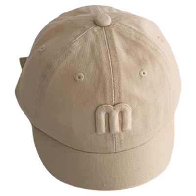 ins韩系字母宝宝帽子春秋薄款遮阳防晒鸭舌帽男女童出游棒球帽夏