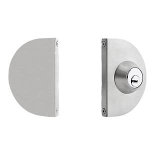 有框玻璃门锁里外开商铺店面门锁玻璃门锁带框双开铝合金推拉门锁