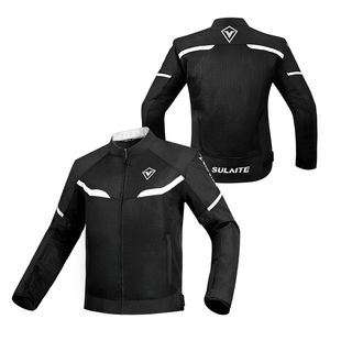 速莱特摩托车骑行服夏季网眼男女防摔透气机车赛车服通勤四季通用