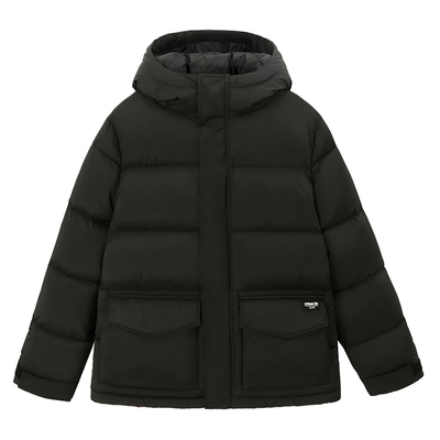 诺思山白鸭绒防泼水男士厚羽绒服