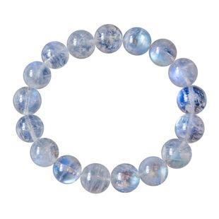 普琳丝天然水晶正品斯里兰卡冰种蓝光月光石手链白月光石手串女