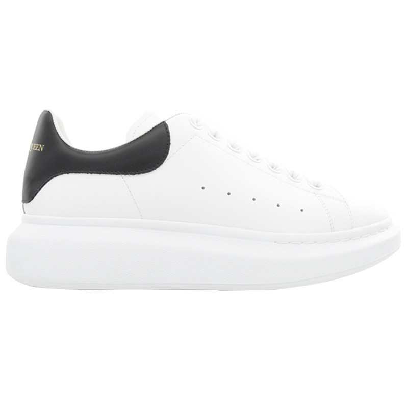 正品ALEXANDER MCQUEEN 麦昆男士真皮厚底小白鞋低帮休闲鞋553680