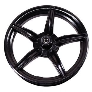 909012轮胎电摩小牛u+前轮毂前轮前钢圈原装铝合金轮毂九号MT1.75