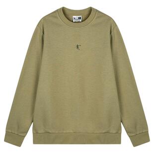 乔丹加绒卫衣男士冬季新款圆领套头衫加厚保暖上衣宽松长袖运动服