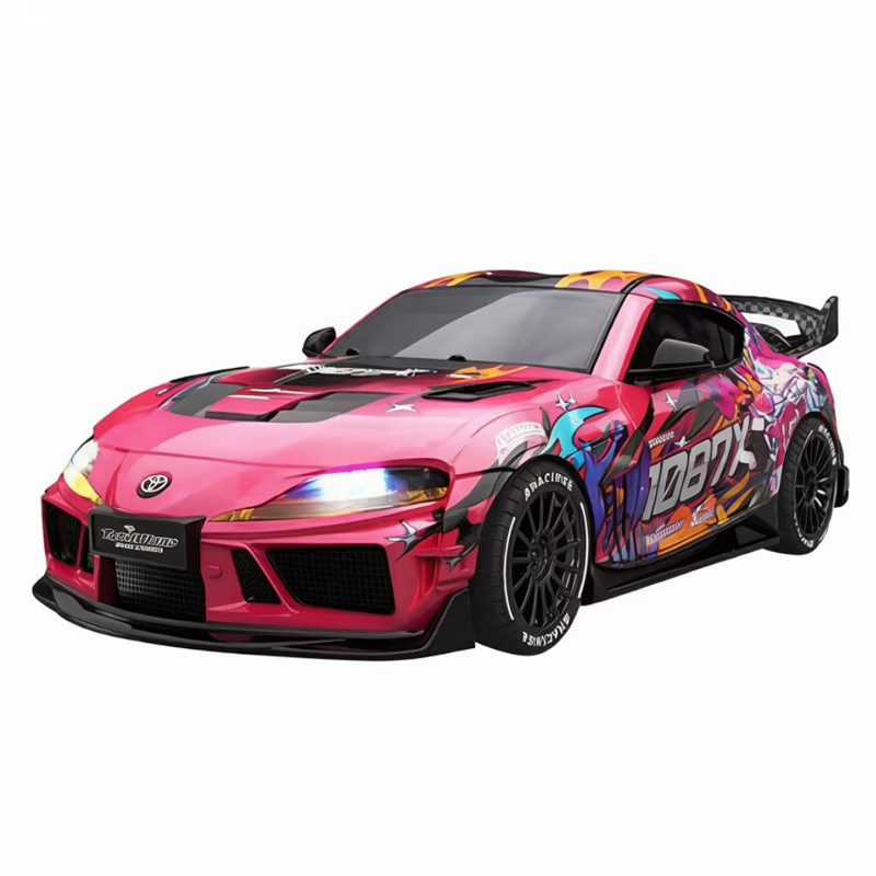 V2精小创1087X丰田1比43全比例专业rc桌面四驱车漂移男孩玩具GT3