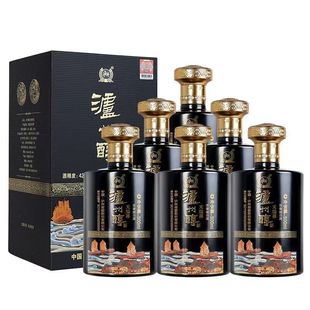 泸州醇天瑞祥黑 42度52度浓香型酒白酒500ml*6瓶整箱婚宴喜酒