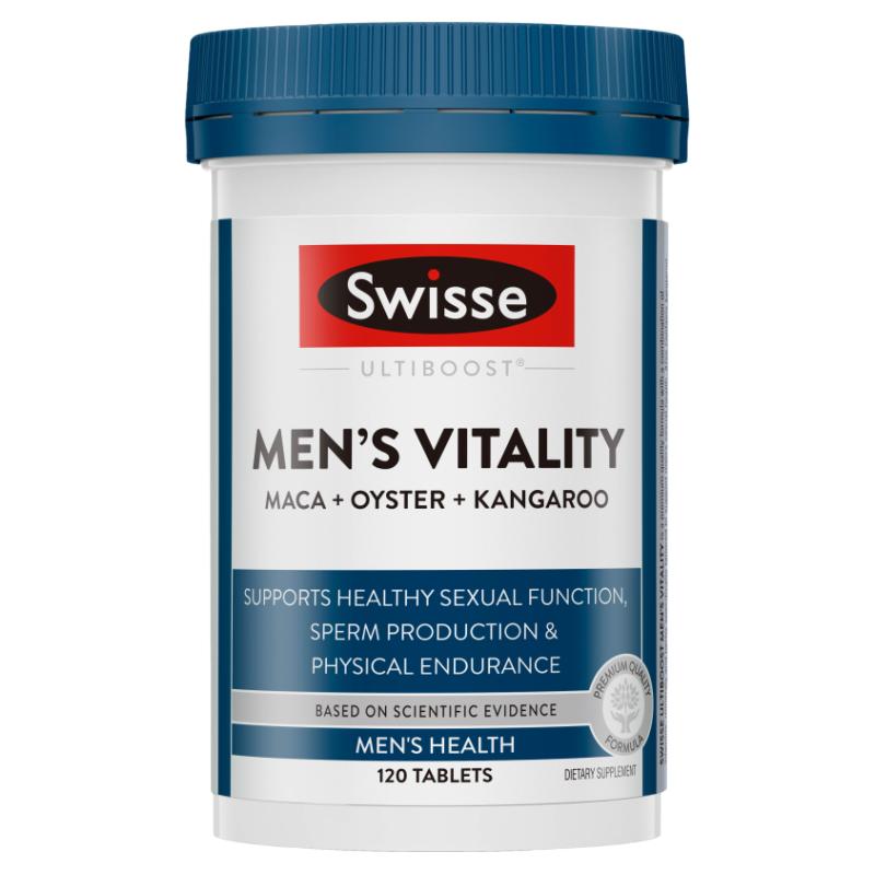 Swisse男士雄风片玛咖片生蚝牡蛎精华袋鼠活力补锌硒效期26年7月
