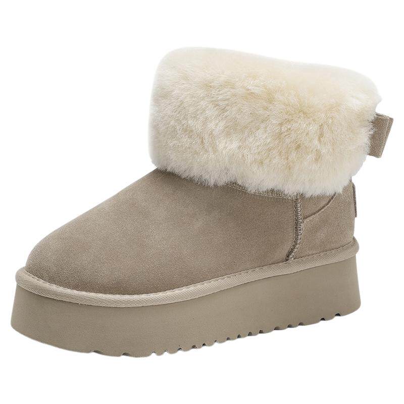 星期六加绒加厚保暖厚底雪地靴