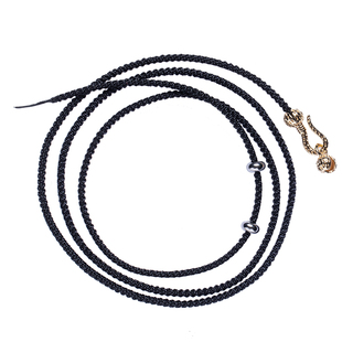 花素横穿天珠挂绳挂脖DIY锁骨男士女款项链绳子西藏饰品玉吊坠绳