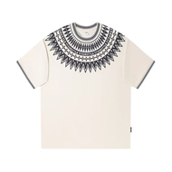 鹿山野 严选复古街头穿搭!日系印花夏季情侣装短袖慵懒风别致趣味