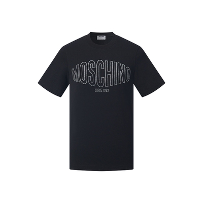 Moschino/莫斯奇诺 26早春 女士贴饰品牌徽标图案T恤