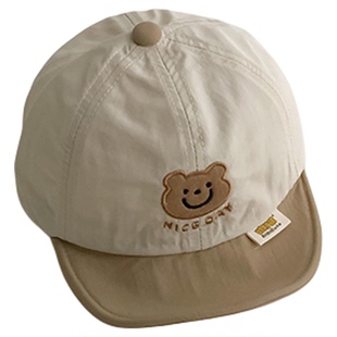 宝宝帽子春秋夏季韩版速干婴幼儿鸭舌帽软檐薄款男童女童棒球帽潮