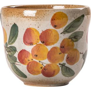 景德镇釉下彩陶瓷杯美陶手绘复古葫芦水杯马克杯茶杯手工陶瓷杯子