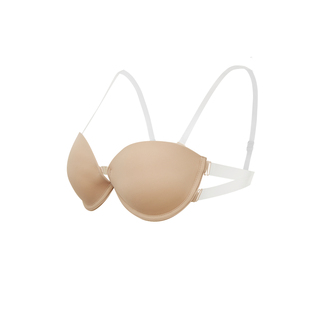 小胸显大聚拢无肩带内衣婚纱礼服防滑不掉抹胸露背新娘隐形文胸罩