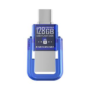 纽曼高速蓝牙加密U盘手机电脑两用双接口typec128g苹果密码优盘