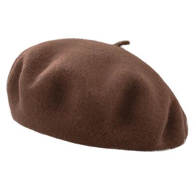 小头围澳洲羊毛贝雷帽