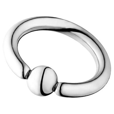 穿刺饰品大内径圆环钛钢欧美情侣男女穿孔深PA万能环系带穿孔