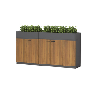 花槽柜隔断柜办公室文件柜木质资料柜矮柜落地柜靠墙档案柜储物柜