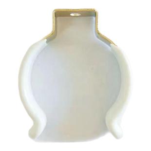 包胶绝缘不锈钢弹片固定夹片卡管扣U型夹灯管卡管水管弹簧片支架