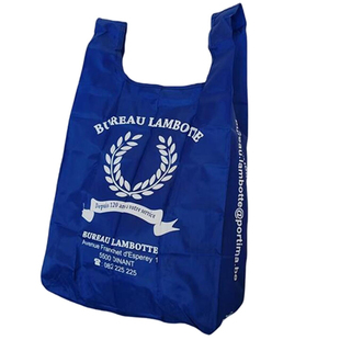 尼龙购物袋便携结实超市环保买菜袋子背心式可折叠耐用手提袋布袋