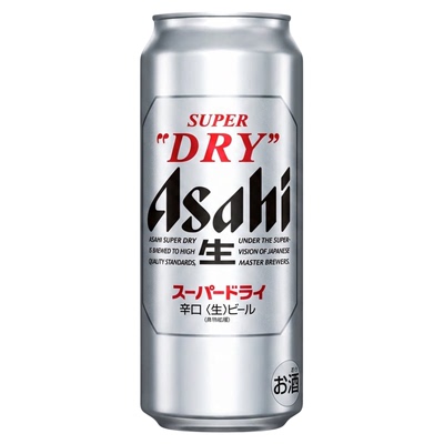 朝日DRY生啤500ml*24罐整箱