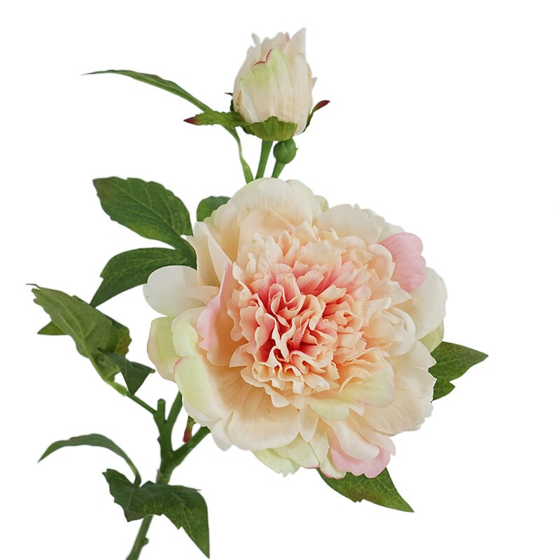 高品质手感保湿牡丹芍药室内家居装饰花艺新中式插花摆件摄影道具