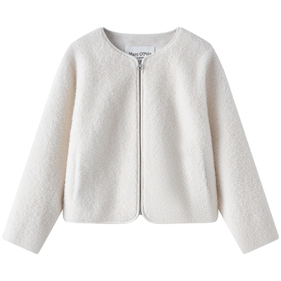 MOP2025秋绵羊毛小香风针织外套