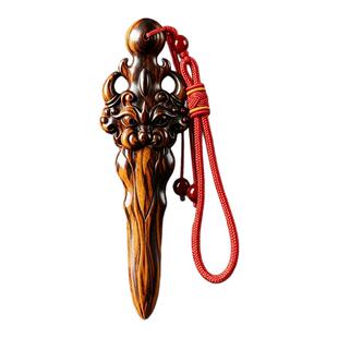 雷击木保真睚眦剑桃木剑挂件官方旗舰店真品护随身吊坠家用中式挂