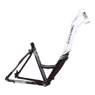 26寸/700c山地车铝合金碟刹女款自行车旅行车架老年人低梁长途