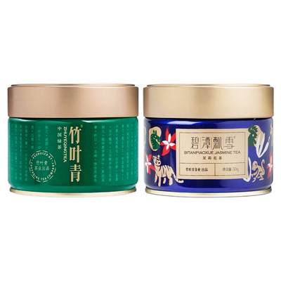 碧潭飘雪茉莉花茶特级茶叶竹叶青2025年新茶峨眉明前绿茶特级茶叶