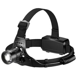 神火可调焦感应夜钓头灯头戴式强光充电超长续航户外钓鱼登山头灯