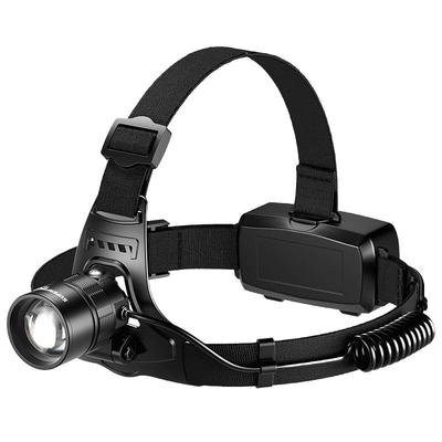 神火可调焦感应夜钓头灯头戴式强光充电超长续航户外钓鱼登山头灯