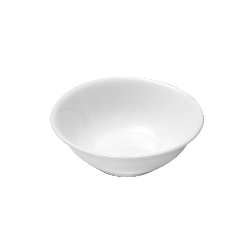 6.7.8寸纯白陶瓷斗碗盛菜可微波