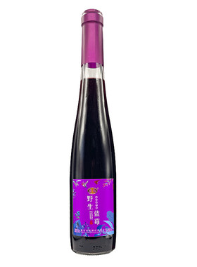 万通野生蓝莓果酒365ml长白山特产甜型国产酒万通葡萄酒公司出品