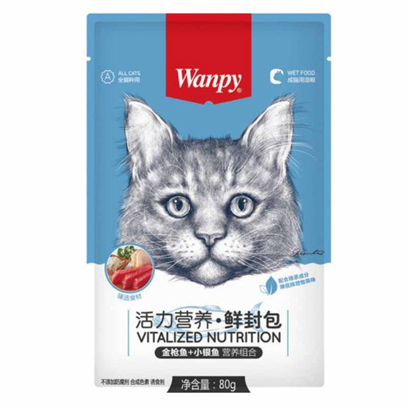 顽皮妙鲜封包罐头增肥发腮猫湿粮