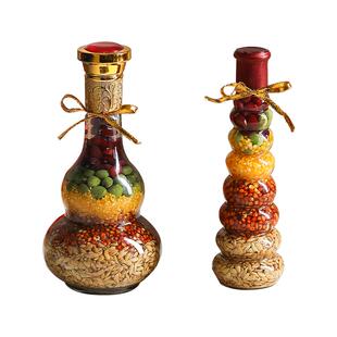 五谷丰登杂粮摆件搬家仪式用品新房子布置新居入宅乔迁之喜装饰品