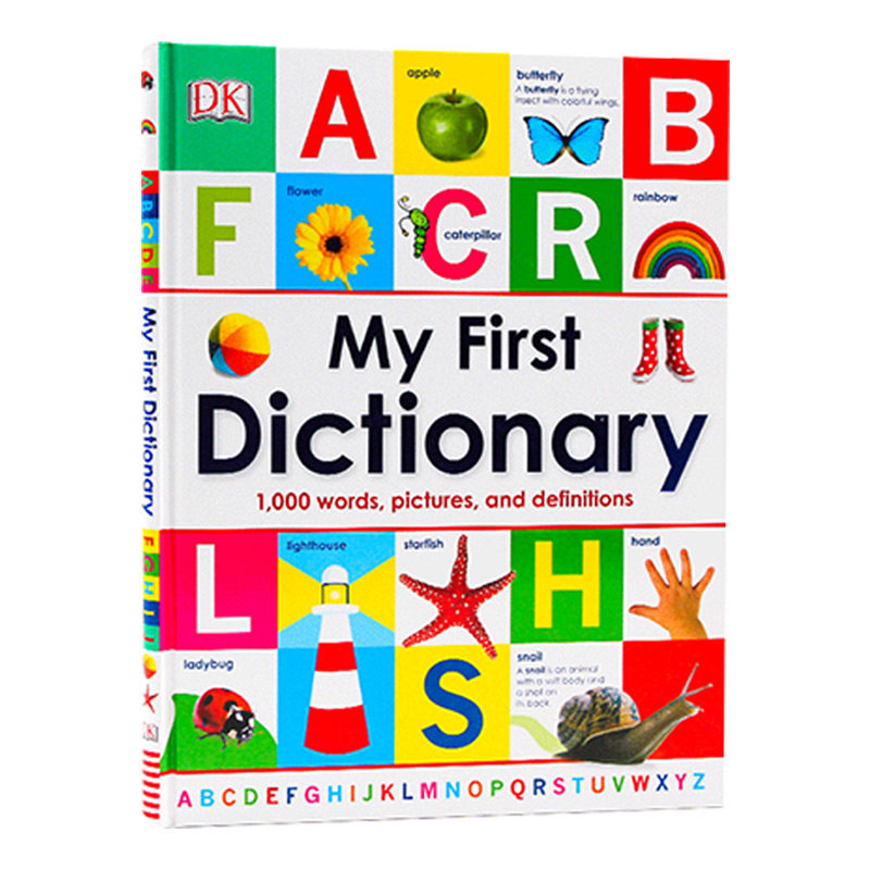 现货DK出版 我的第一本词典 my first dictionary 少儿英文 1000个英语初级词汇 博物大百科 童书 启蒙认知字典 英文原版英语书籍