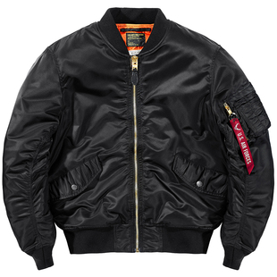 VIP冬季羽绒服男短款加厚ma1飞行员夹克男大码工装外套潮牌棒球服