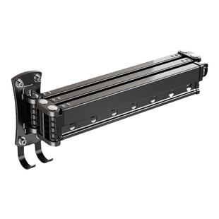 折叠晾衣架隐形伸缩晾衣杆户外壁挂式阳台晾衣架室内飘窗家用神器