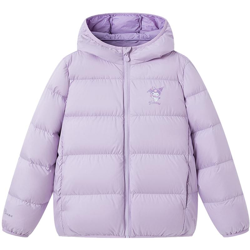 波司登奥莱25秋男女童新年短款基础轻薄羽绒服连帽防泼水易打理