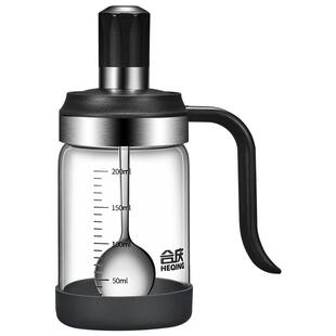 轻奢调料罐玻璃盐罐厨房调味瓶罐子家用盐味精调料盒一体组合套装