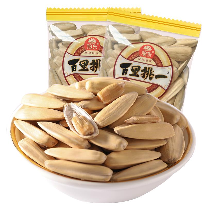 旭东百里挑一瓜子零食新年货坚果礼盒脱皮香瓜子多味葵花籽炒货