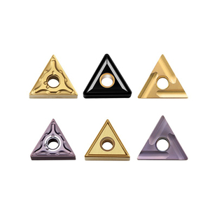 三菱数控车刀片三角形外圆车床刀粒TNMG160404不锈钢硬质合金刀头