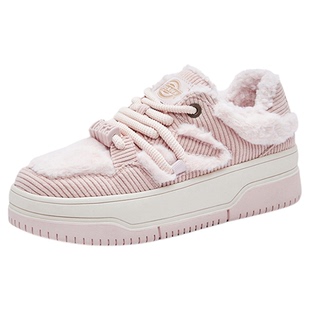 Dickies棉鞋女款2025新款冬季加绒鞋子女士雪地靴女鞋保暖毛毛鞋