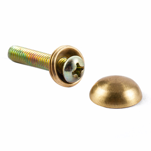 纯铜美观帽盖圆头装饰玻璃钉防盗自攻螺丝螺母遮丑帽盖创意铜配件